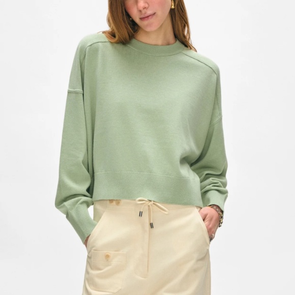 White+Warren Fine Cotton Sweatshirt - Picture 7 of 9